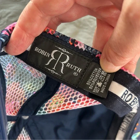 Robin Ruth Snapback Floral Hawaii Cap. OS. - Picture 6 of 7